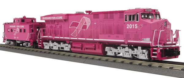Uncataloged RailKing Cancer Awareness Locomotive Set Arriving Soon